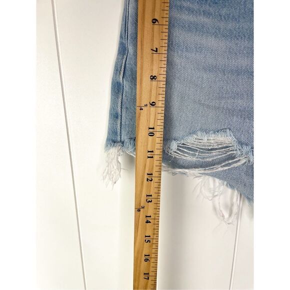 Levis 501® HIGH RISE WOMEN'S SHORTS Button Fly Ojai Frost - Light Wash 25 - Picture 8 of 16